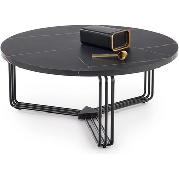 Холна маса маса Antica черен мрамор и черно