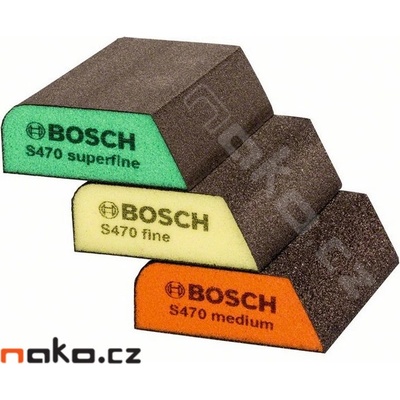 BOSCH S470 leštící houba set 3ks 2608901174
