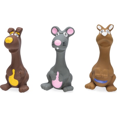 Karlie-Flamingo Hračka pes Skippy pískací latex 12 cm