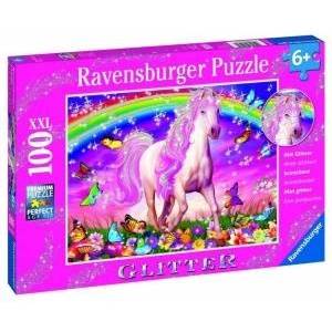 Ravensburger Puzzle 100 Unirosec XXL glitter