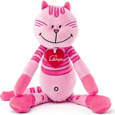 Kočka Rosalie střední růžová 38 cm