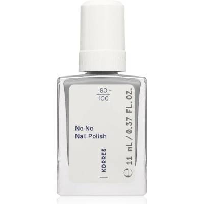 Korres No No Nail Polish pečující lak na nehty odstín 75 Foggy Blue 11 ml