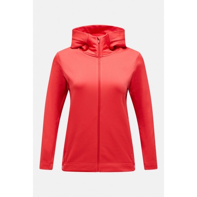 Peak Performance W Rider Tech Zip Hood Brilliant Rd/Black