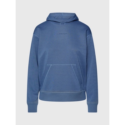 Calvin Klein Performance s kapucňou melanžová 00GWS4W334 modrá