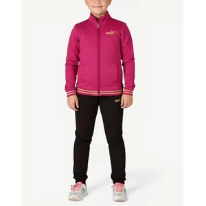 PUMA Essentials+ Glitter Full-Zip Tracksuit Violet/Black - magazinko