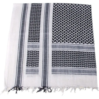 MFH PLO памучна арафатка - черно-бяла, 115x110см (16503A)