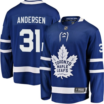 Fanatics Dres Toronto Maple Leafs #31 Frederik Andersen Breakaway Alternate Jersey
