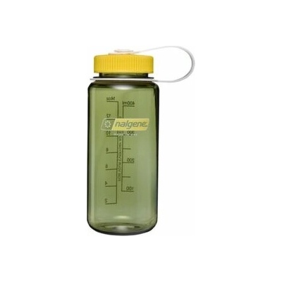 Nalgene 16 oz Wide Mouth Thrill and Motion 473 ml oil green with freesia