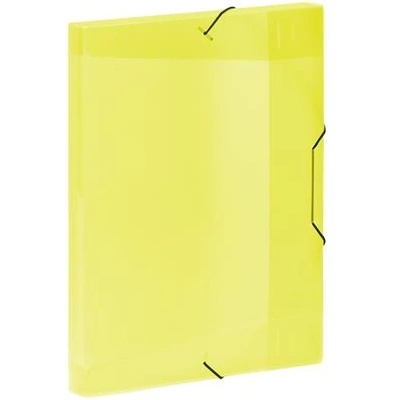 VIQUEL Гумена папка, 30 мм, PP, A4, VIQUEL "Coolbox", полупрозрачно жълто 021392-09 (021392-09)
