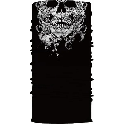 WARAGOD Värme многофункционален шал, Ornament Skull (WAR001902)