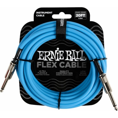 Ernie Ball Flex Blue 6 m Директен - Директен Инструментален кабел (P06417)