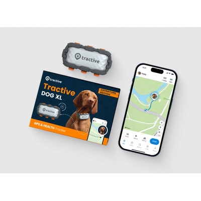 Tractive DOG XL – Adventure Edition (TRDOG4XLRUG) šedý