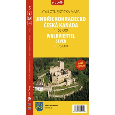 Jindřichohradecko cykloturistická mapa č.5/1:55 000