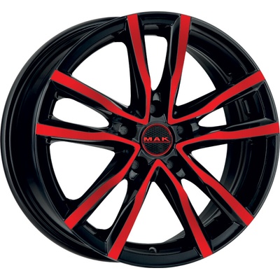 MAK MILANO 8x18 5x108 ET45 black & red