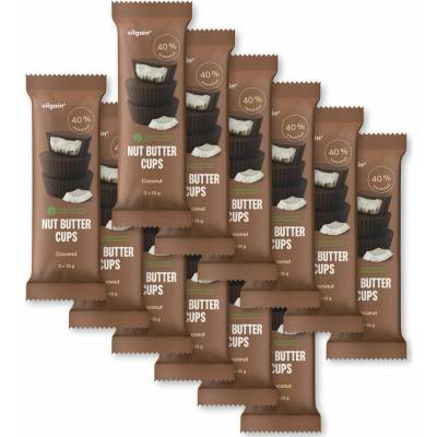 Multipack 12 ks X 39 g 3 x 13 g Vilgain Nut Butter Cups BIO kokos