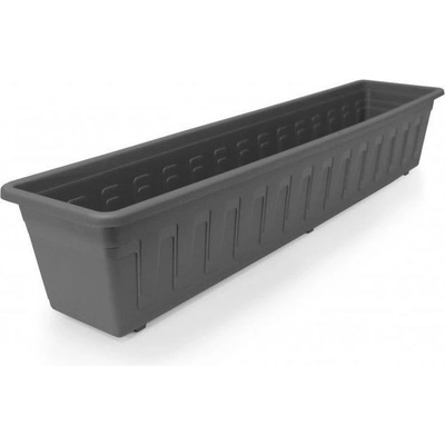 Plastkon truhlík Garden Antracit 80x17x15 cm