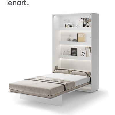 Dig-net náb ytok Lenart Bed Concept BC-02 Sklápacia biela