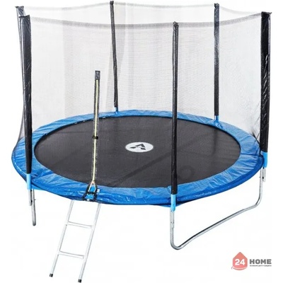 Atleto Батут Atleto комплект син 393 см + Вътрешна Мрежа + Стълба