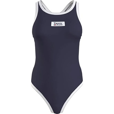 Tommy Hilfiger Бански костюм Tommy hilfiger UW0UW04097 swimsuit - Blue (Navy Blue / White)