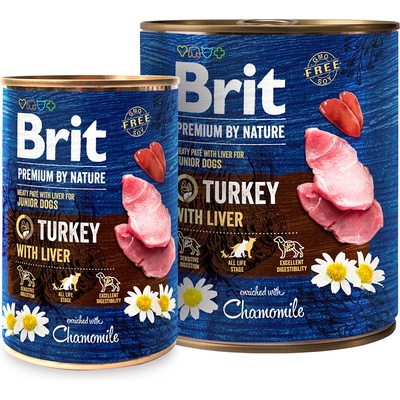 Brit Premium by Nature Dog Turkey With Liver 400 g