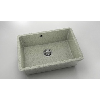 FAT Мивка за долно вграждане Vanguard 236, Granicite, 210 Pewter, с включен сифон