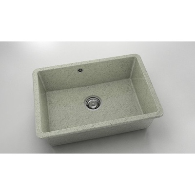 FAT Мивка за долно вграждане Vanguard 236, Granicite, 210 Pewter, с включен сифон