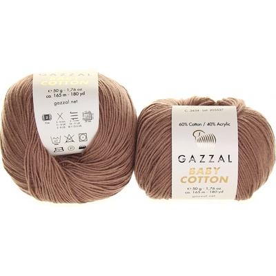Gazzal Baby Cotton 3434 kávová