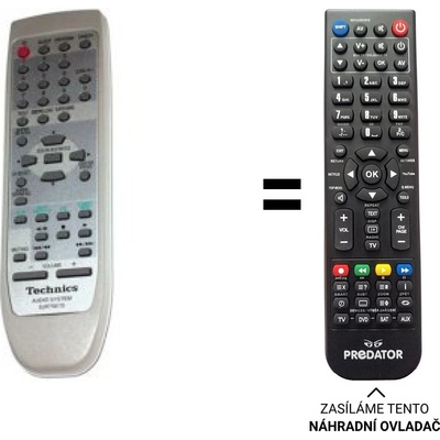 Dálkový ovladač Predátor Panasonic EUR7702170 pro SA-EH670, SAEH670 – Hledejceny.cz