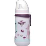 Nip Бебешко шише с твърд накрайник NIP - First Cup, 330 ml, розово (4000821350502) - ozone