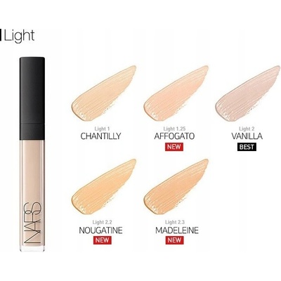 NARS Radiant Creamy Concealer Rozjasňující korektor Vanilla 6 ml – Zboží Dáma