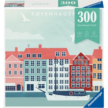 Ravensburger Пъзел Ravensburger от 300 части - Копенхаген (12000769)