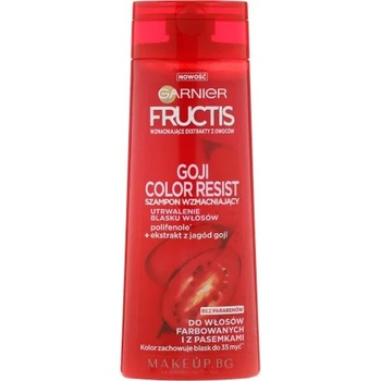 Garnier Fructis Goji Color Resist Шампоан за боядисана коса с екстракт от годжи бери 400мл