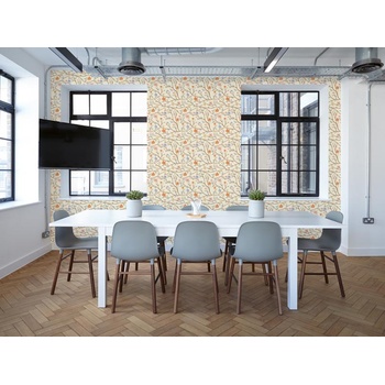 DIMEX ART Луксозна флизелинова тапета бежово цъфтящо дърво