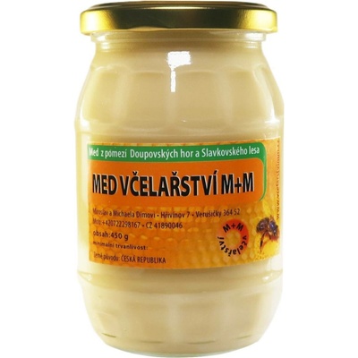 Včelařství M+M med pastový 450 g