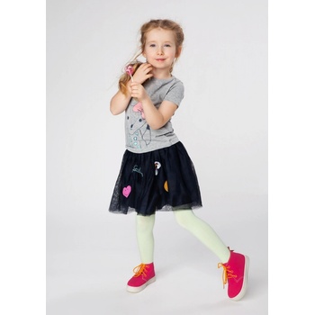 Detské bavlnené teplé pančuchy JULIA 80 DEN Marilyn Mint