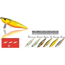 NOMURA RANGER MINNOW 7cm 129 SILVER GOLD