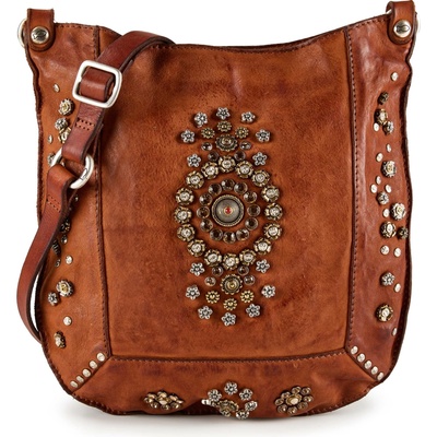 Campomaggi Nora Crossbody taška Kůže 26 cm
