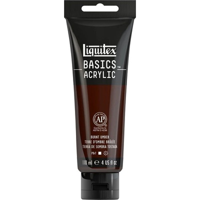 Liquitex Basic АКРИЛНА боя 128 Burnt Umber 118 ml 1 бр (72.1128)