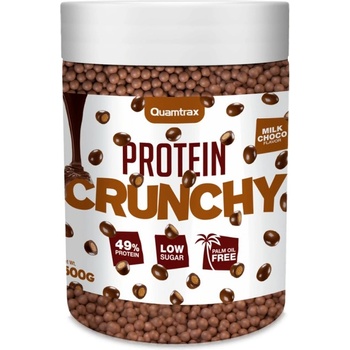 Image 1 of Quamtrax Protein Crunchy [500 грама] Млечен шоколад