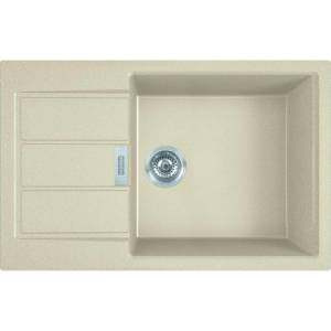 Franke Sirius 2.0 - Мивка Tectonite S2D 611-78 XL, 78x50 см, бежова 143.0670. 897 (143.0670.897) Мивка за вграждане