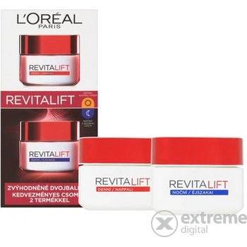 L'Oréal Revitalift denný a nočný krém 2 x 50 ml darčeková sada