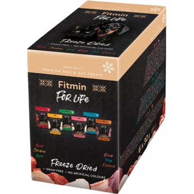 Fitmin Dog & Cat For Life Freeze Dried Multipack 6x 30 g