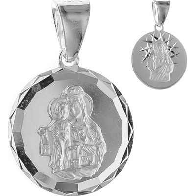 Argento Strieborný prívesok Škapuliar 85395