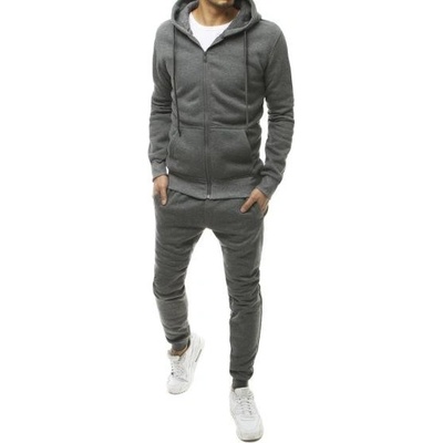 Dstreet pánská tepláková souprava šedá ax0303 ax0303