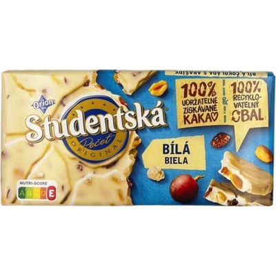 ORION ŠTUDENTSKÁ PEČAŤ biela 170 g