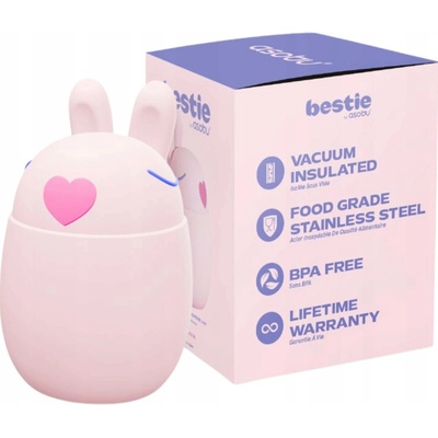 Asobu dětská termoska na jídlo Bestie Foodie 600 ml bunny králíček