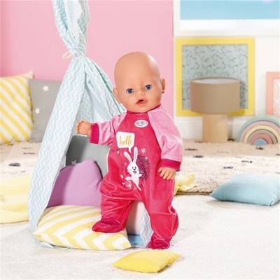 Zapf Creation BABY born Zamatové dupačky ružové 43 cm