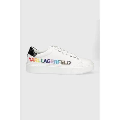 Karl Lagerfeld Кожени маратонки Karl Lagerfeld Maxi Kup в бяло (KL52226.01M)