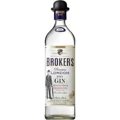 Broker's London Dry Gin 40% 0,7 l (holá láhev)