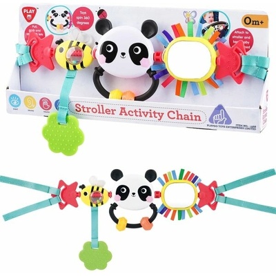 PLAYGO - Závesná hračka na kočík PANDA a VČELKA